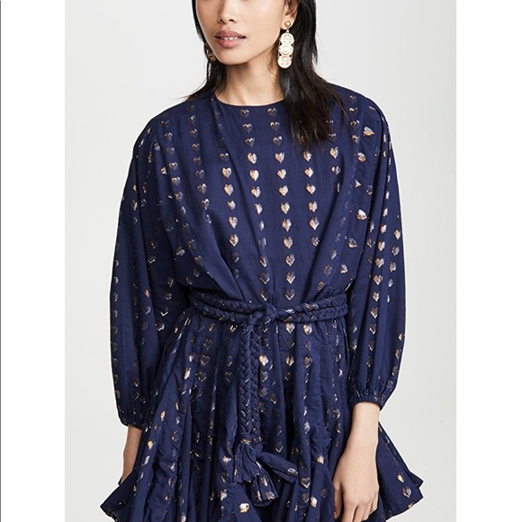 SOLD! Brand New Rhode Resort Ella Metallic Hearts - Picture 2 of 6